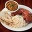 Menu 123 #5. Chicken Tandoori W/ One Veg. Entree Rice & Naan
