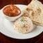Menu 122 #4. One Meat Entree Over Rice & Naan