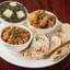 Menu 126 #8. Three Veg. Entree W/ Rice & Naan