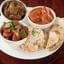 Menu 129 #11. Three Meat Entree W/ Rice & Naan